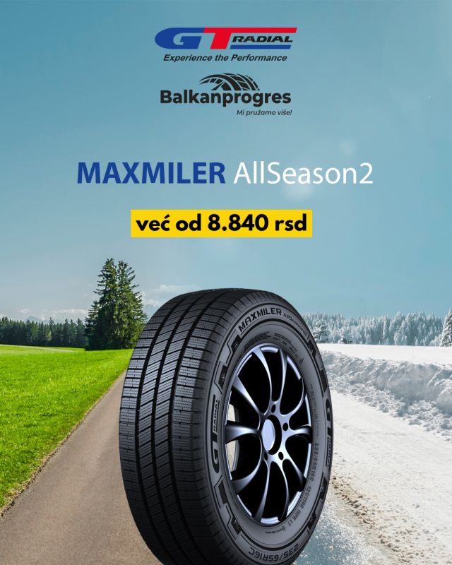 GT Radial MAXMILER AllSeason2 – povoljne, bezbedne i pouzdane All Season Gume za Vaše vozilo