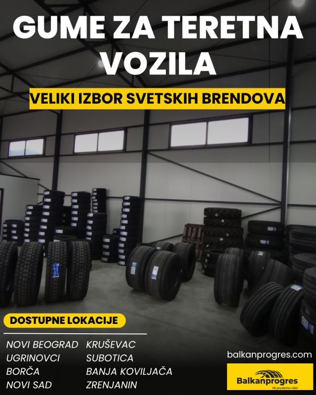 Najbolje kamionske gume za sigurniju i isplativiju vožnju – Balkanprogres nudi top izbor!