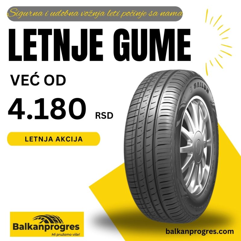 Povoljne letnje gume – Počinje letnja Sezona u Balkanprogresu!